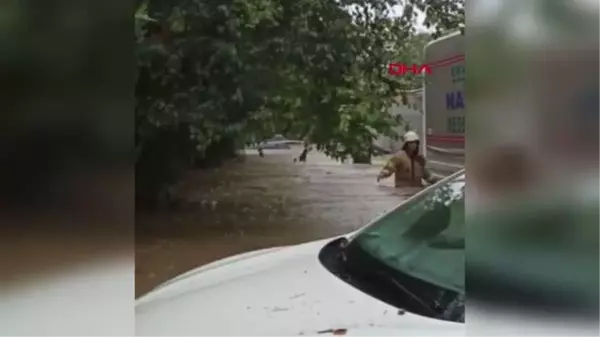 SARIYER'E HASTANEYİ SU BASTI, HASTALAR TAHLİYE EDİLDİ