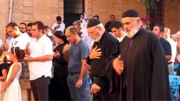 Mardin haberi! SÜRYANİLER, MİDYAT'TA MERYEM ANA'YI ANIP DUA ETTİ