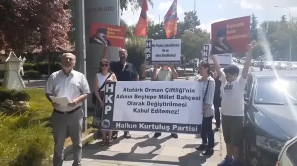 Hkp, Aoç'nin Adının 'Beştepe Millet Ormanı' Olarak Değiştirilmek İstenmesi ile İlgili Suç Duyurusunda Bulundu