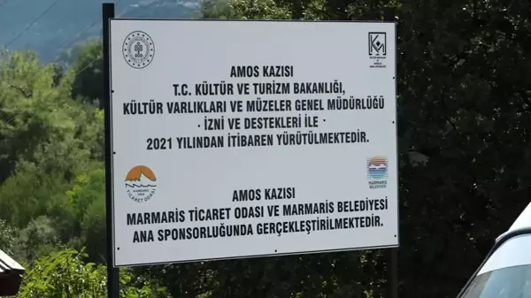 Muğla yerel haberleri | Marmaris Amos Antik Kenti'nde Kazı Çalışmaları Devam Ediyor