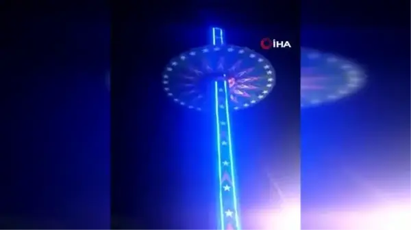 Hindistan'da lunaparktaki dönen salıncak düştü: 13 yaralı