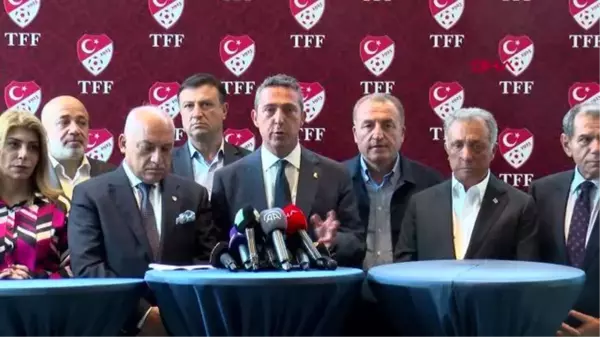 SPOR Kulüpler, teknik adamlar ve futbolculardan TFF'ye geçmiş olsun ziyareti