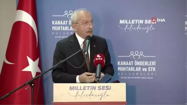 CHP lideri Kılıçdaroğlu: 