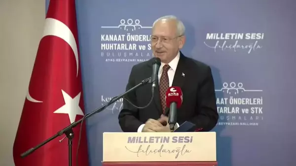 Kılıçdaroğlu: 