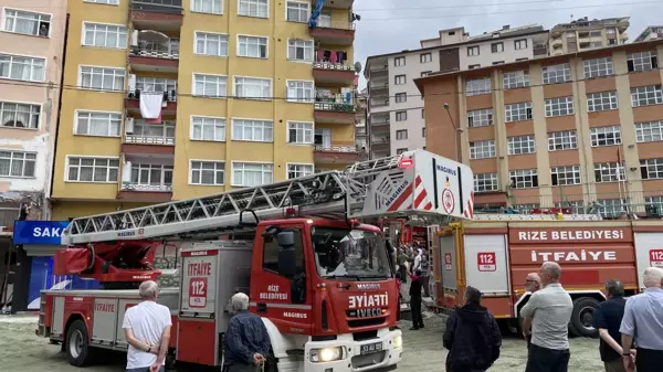 Son dakika haberi... Rize'de bir binanın bodrum katında çıkan yangın söndürüldü