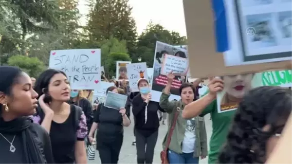 Mahsa Emini'nin ölümü ABD'de protesto edildi