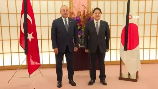 Bakan Çavuşoğlu, Japon mevkidaşı Yoshimasa ile bir araya geldi