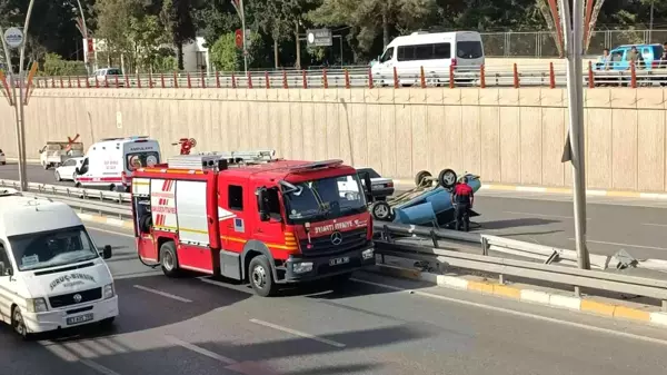 Son dakika 3. sayfa: Şanlıurfa'da otomobil takla attı: 2 yaralı