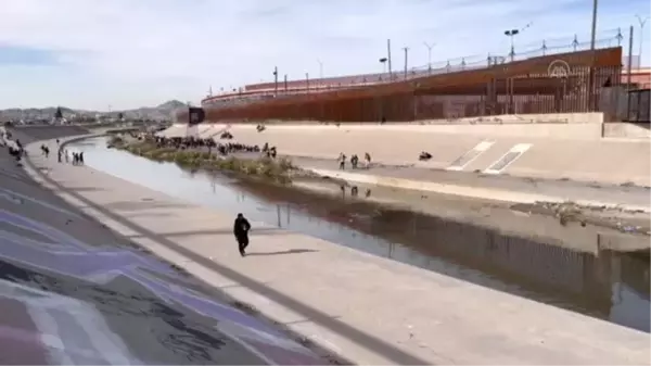 Meksika'nın Ciudad Juarez kentindeki göçmenlerin bekleyişi sürüyor