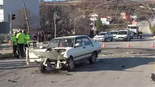 Uşak'ta trafik kazası: 1 ölü, 3 yaralı