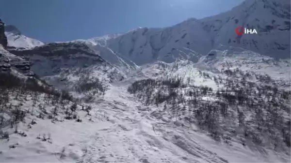 Şırnak'ta havaların ısınmasıyla çığ olayları arttı