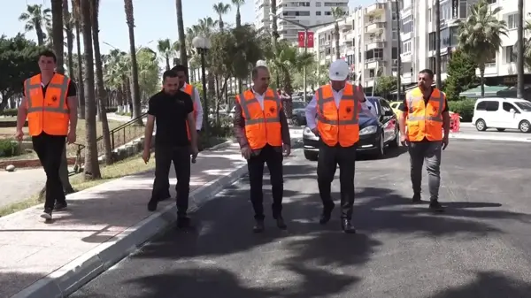 Mersin Yenişehir Belediye Başkanı Özyiğit, Palmiye Mahallesi'ndeki Çalışmaları Yerinde İnceledi