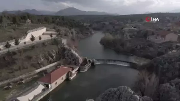 Beyşehir Gölü'nü besleyen Adaköy Göleti ve Baraj Göleti ilkbahar yağışlarıyla can buldu