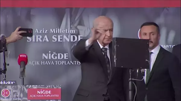 Devlet Bahçeli, Niğde'de: 