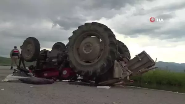 Amasya'da iki kazada 1'i ağır 6 yaralı