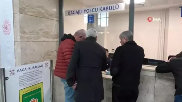 Yozgat'ta YHT'nin ilk ücretsiz yolcuları Ankara ve Sivas'a hareket etti