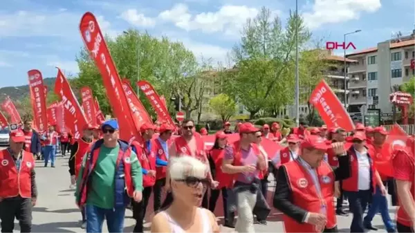 Muğla'da 1 Mayıs kutlamaları renkli geçti