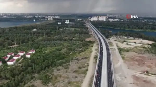 Türkiye'nin en uzun 4'üncü köprüsü Adana'da ulaşımı rahatlattı