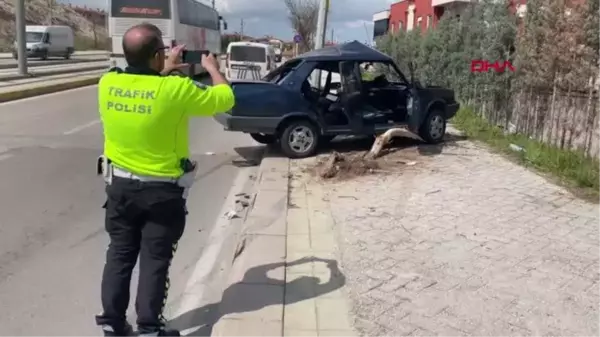 Eskişehir'de Otomobil Kazası: Sürücü Yaralandı