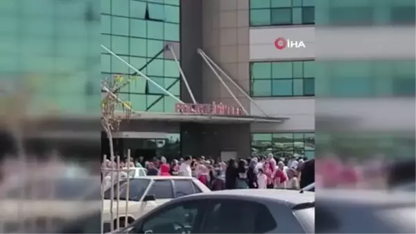 Mersin'de hastane yemekhanesinde çıkan yangın korkuttu