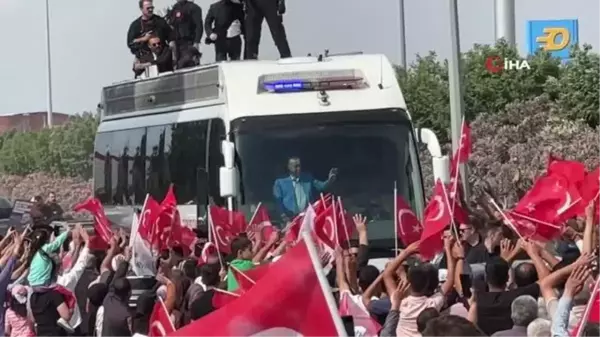 Cumhurbaşkanı Erdoğan'a Hatay'da sevgi seli