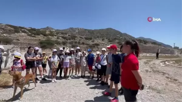 Marmaris BİLSEM öğrencileri Knidos'ta araştırma gezisi yaptı