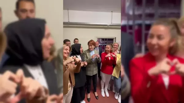 Meral Akşener, AKP'den ayrılan bir kadınla sohbet etti