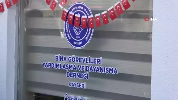 Kayseri'de Bina Görevlileri Derneği Kuruldu