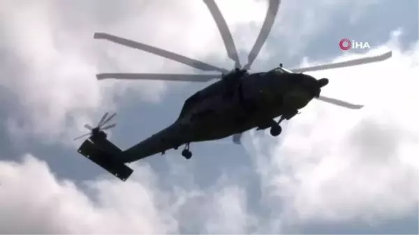 SAT Komandoları'nın Helikopter Destekli Harbe Hazırlık Eğitimi Nefes Kesti