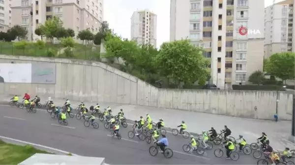 Başakşehir'de Bisiklet Tutkunları Pedalları Sağlığa Çevirdi