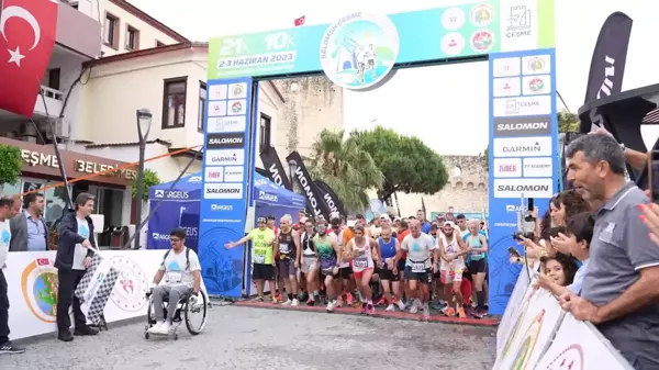 Salomon Çeşme Yarı Maratonu'na 12 ülkeden 1103 koşucu katıldı