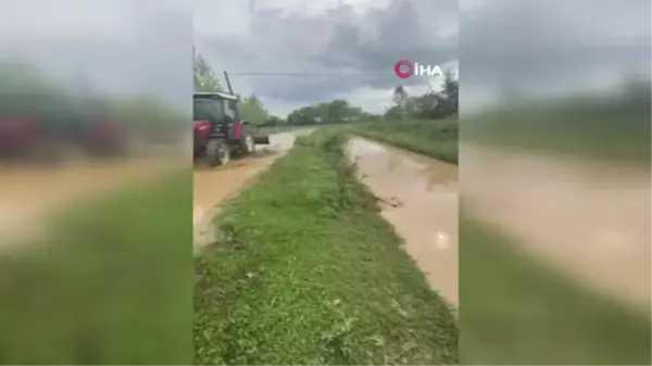 Kastamonu'da sağanak sel ve su baskınlarına neden oldu