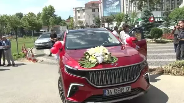 Bayrampaşa'da sünnet olan çocuklara TOGG'lu konvoy sürprizi