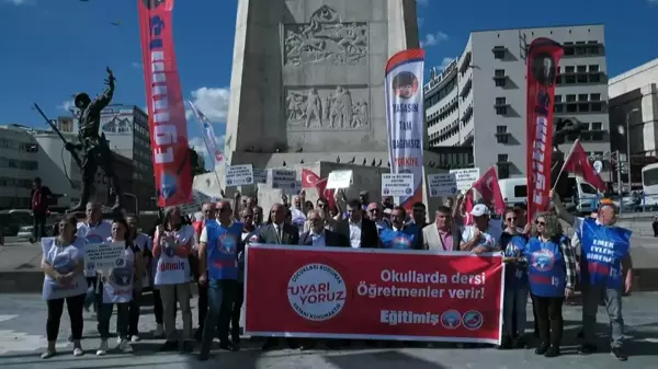 Eğitim-İş Sendikası 'Çedes Projesi'ni Ankara'da Protesto Etti: 