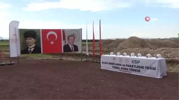 Karaman'da Türkiye'nin ilk Elma Borsasının temeli atıldı