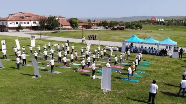 Dünya Yoga Günü Hattuşa'da kutlandı