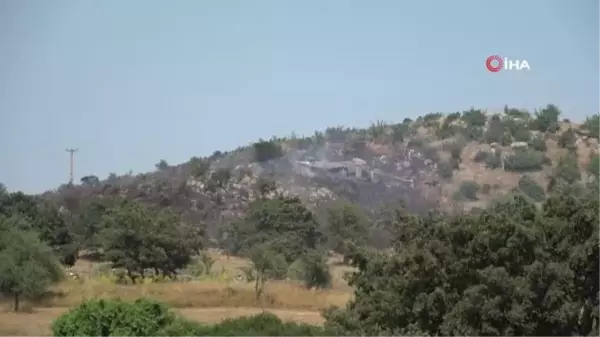 Çanakkale'de zirai alan yangınında 35 dönüm alan zarar gördü