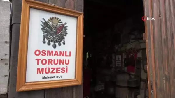 Tarım aletlerinden oluşan 'Osmanlı Torunu Köy Müzesi' ile tarihe yolculuk