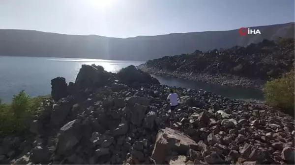 Nemrut Krater Gölü'nde Tüpsüz Dalış Gerçekleştirildi