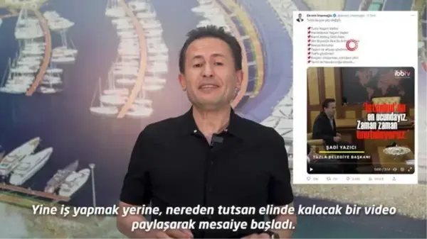 İmamoğlu'nun Şadi Yazıcı'lı Tuzla videosuna cevap: 