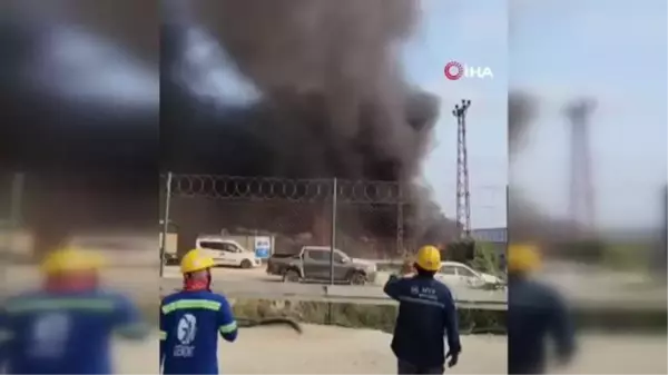 Adana'da SASA Polyester fabrikasında yangın: 2 yaralı