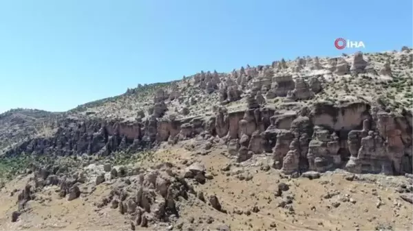 Diyarbakır'ın 'Peribacaları' görenleri kendine hayran bırakıyor