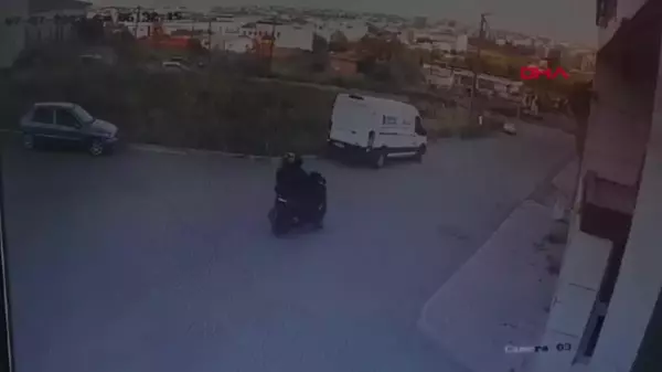 Silivri'de Motosiklet Hırsızlığı Güvenlik Kamerasına Yansıdı