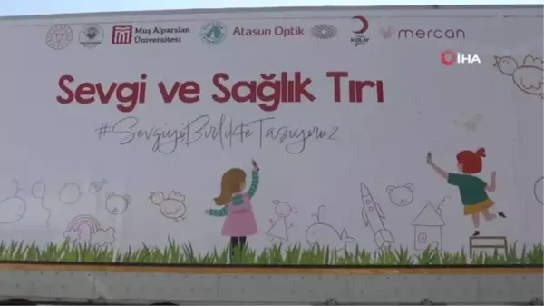 Muş'ta 'Sağlık ve Sevgi Tırı'nın tanıtımı yapıldı