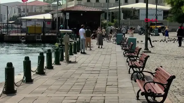 İstanbul'da Sıcak Hava Nedeniyle Sahiller Boş Kaldı