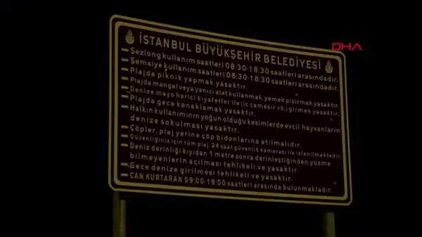 İstanbul'da Vatandaşlar Sıcaktan Bunalınca Sahillere Akın Etti