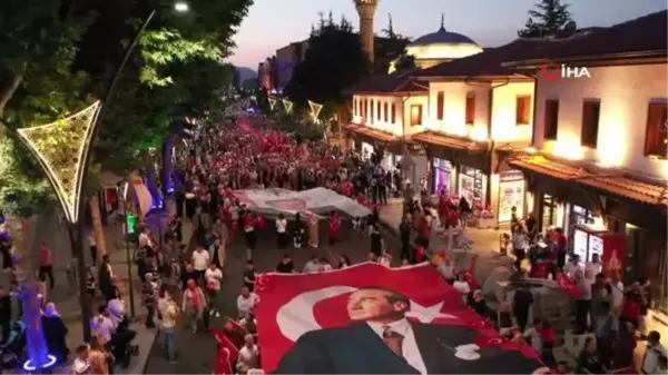 Isparta 15 Temmuz'un 7'nci yıl dönümünde tek yürek oldu