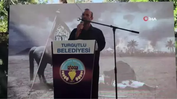 Turgutlu'da Kerbela şehitleri anma töreninde İsveç'e tepki