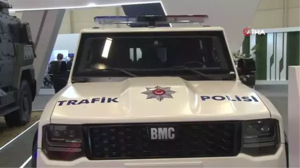 Yerli ve Milli Zırhlı Polis Aracı TULGA 4x4 SUV İDEF'te Yoğun İlgi Gördü