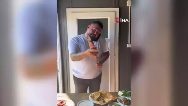 Havanın sıcaklığını göstermek için güneşte kebap pişirdi, yüzbinlerce kişi izledi